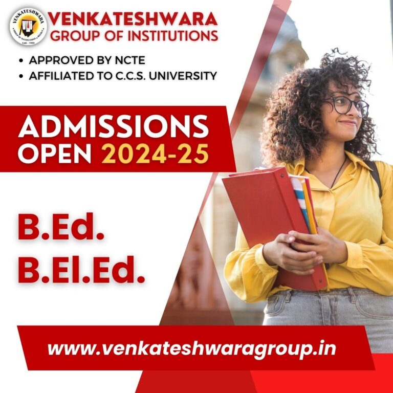 1 Up Bed Admission 2024 Dates Entrance Exam Examination Form Venkateshwara Group Of 