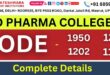 D PHARMA COLLEGE CODE