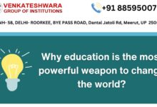 Education is the most powerful weapon