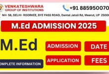 M.Ed Admission 2025: Dates, Fees, Process, and Required Documents