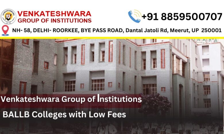 BALLB colleges with low fees